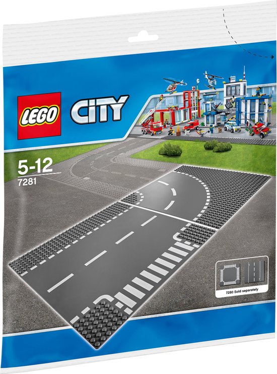 LEGO City T-Kruising En Bocht - 7281