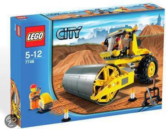 LEGO City Wegenbouw wals - 7746