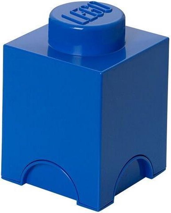 LEGO Storage Brick Opbergbox - 1,2L - Kunststof - Blauw