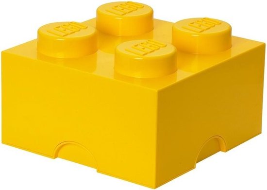 LEGO Storage Brick Opbergbox - 6L - Kunststof - Geel