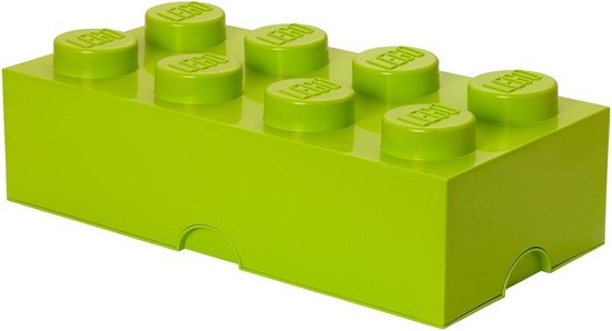 LEGO Storage Brick 8 Opbergbox - 12L - Kunststof - Lime Groen