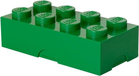 Lego Classic Lunchbox - Brick 8 - Donker groen