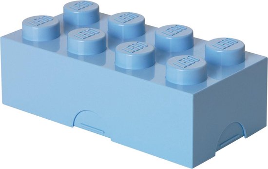 Lego Classic Lunchbox - Brick 8 - Licht blauw