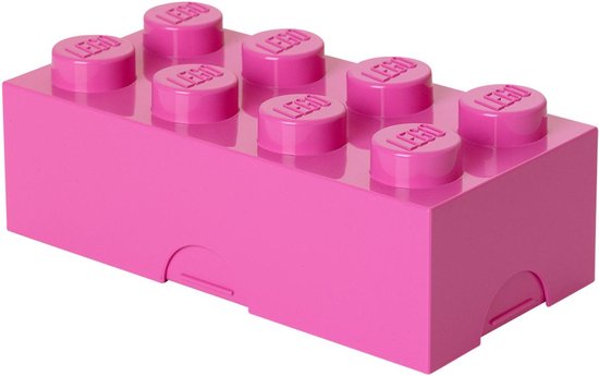 Lego Classic Lunchbox - Brick 8 - Roze