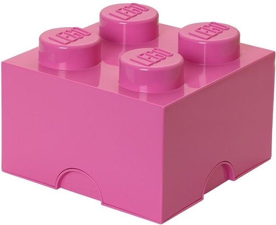 LEGO Storage Brick Opbergbox - 6L - Kunststof - Roze