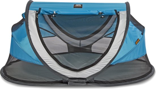 Deryan Peuter Luxe Campingbedje – Inclusief zelfopblaasbare matras - Blue - 2021