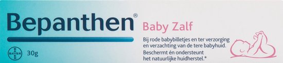 Bepanthen Baby Zalf bij rode babybilletjes