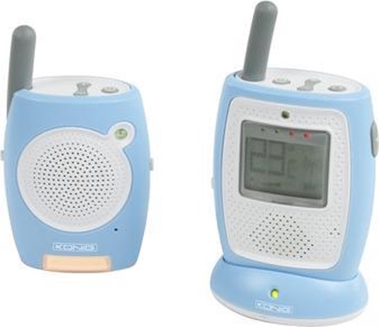 König HC-BM10 DECT babyphone Blauw, Wit babyfoon