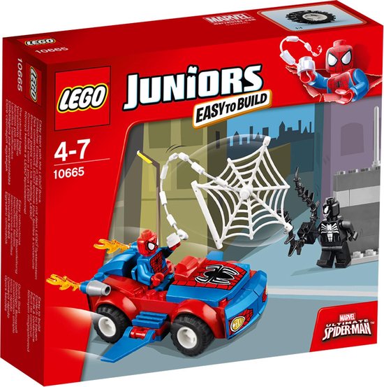 LEGO Juniors Spider-Man Spider-Car Achtervolging - 10665