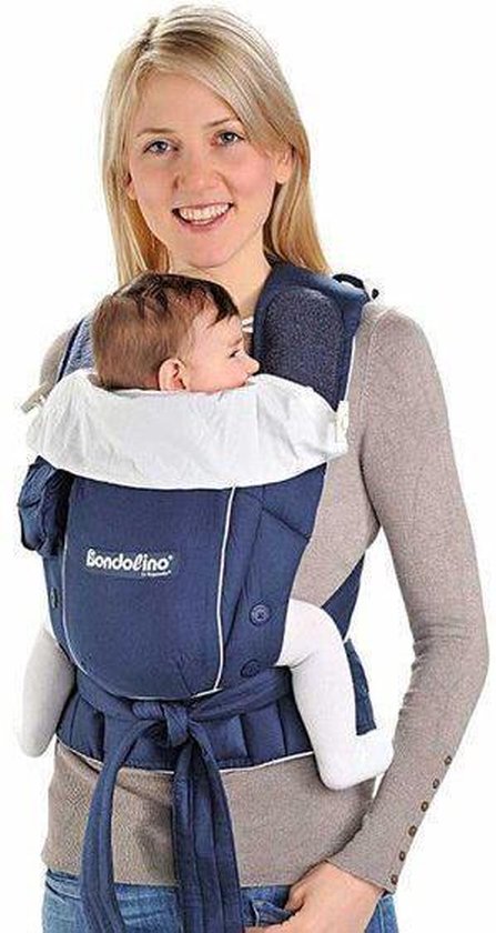 Bondolino Light Draagzak - Marineblauw Cream