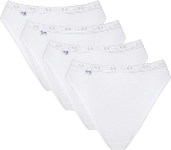 sloggi Basic+ Dames Tai slip - 4pack - Wit - Maat 40