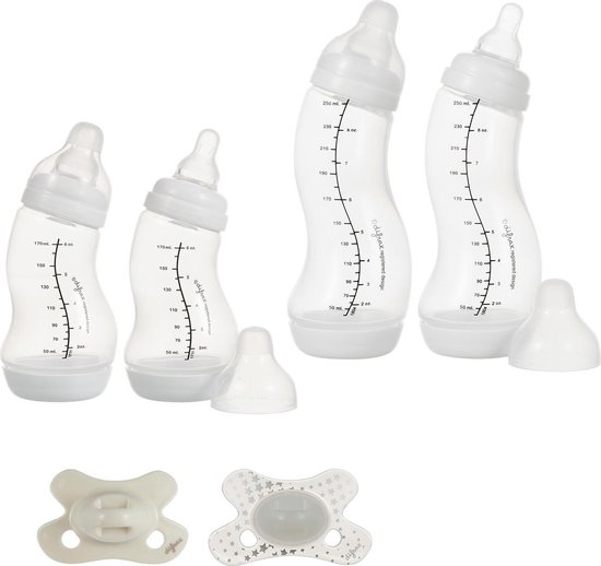 Difrax Babystartpakket babyfles en fopspeen - Newborn
