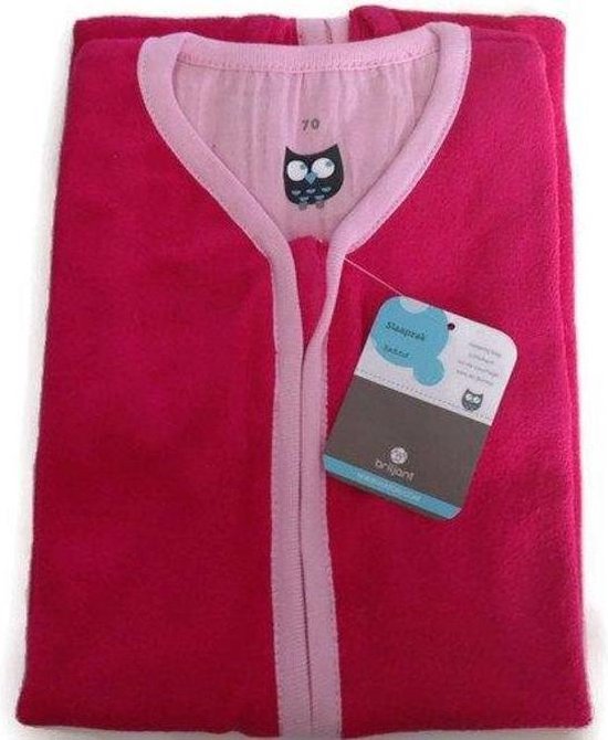 Briljant Slaapzak Badstof 70 cm Fuchsia/roze