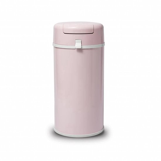 DiaperPail - Soft Pink - Luieremmer met speciale luiersluis - Werkt met normale vuilniszakken