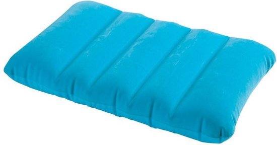 Intex Opblaaskussen Kids Pillow 28 X 43 X 9 Cm Aqua