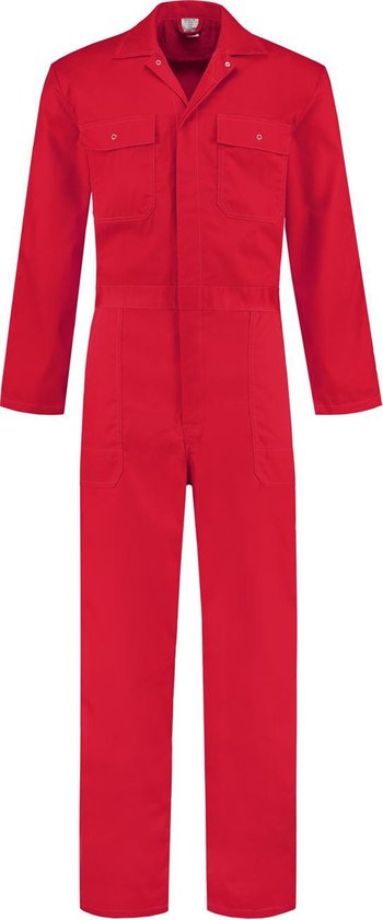 EM Workwear Overall Polyester/Katoen Rood - Maat 46