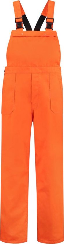 EM Workwear Tuinbroek Polyester/Katoen  Oranje - Maat 50