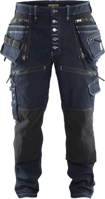 Blaklader BlÕklõder Werkbroek Denim stretch marineblauw - maat C48