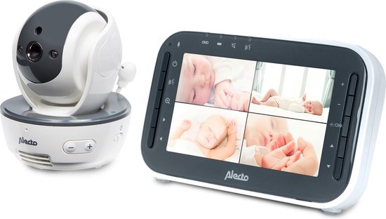 Alecto DVM-200 - Babyfoon met camera - Kleurenscherm - Wit