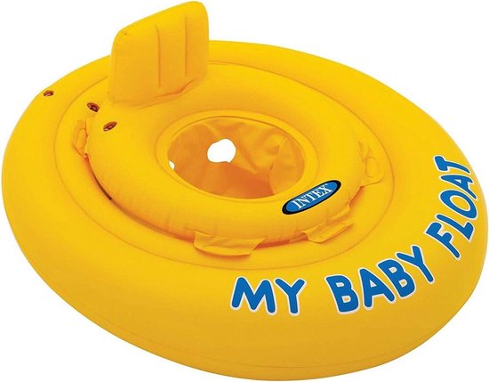 Intex Zwemband Baby Float Geel - 70cm - tot 11 kilogram