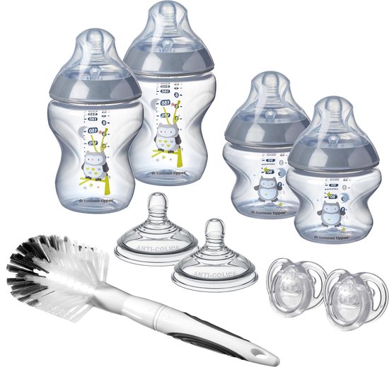 Tommee Tippee - Closer to Nature flessen starterset boy - blauw