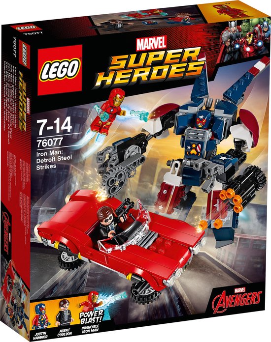 LEGO Marvel Super Heroes Avengers Iron Man: Detroit Steel valt aan - 76077