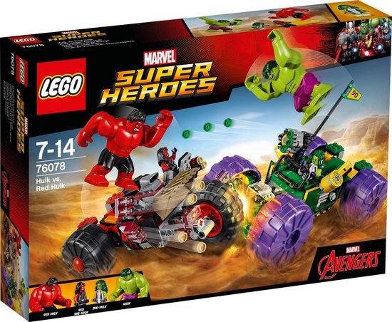 LEGO Marvel Super Heroes Avengers Hulk vs. Red Hulk - 76078