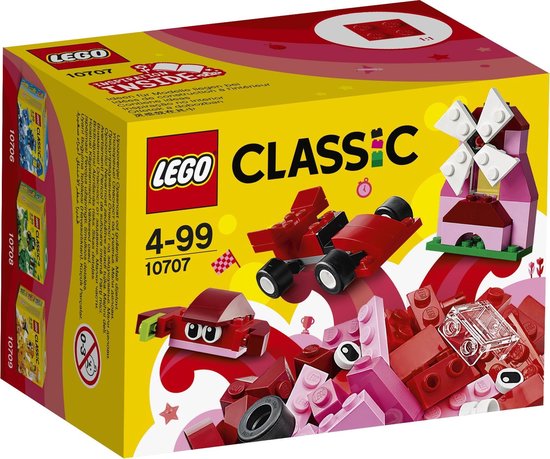 LEGO Classic Rode Creatieve Doos - 10707