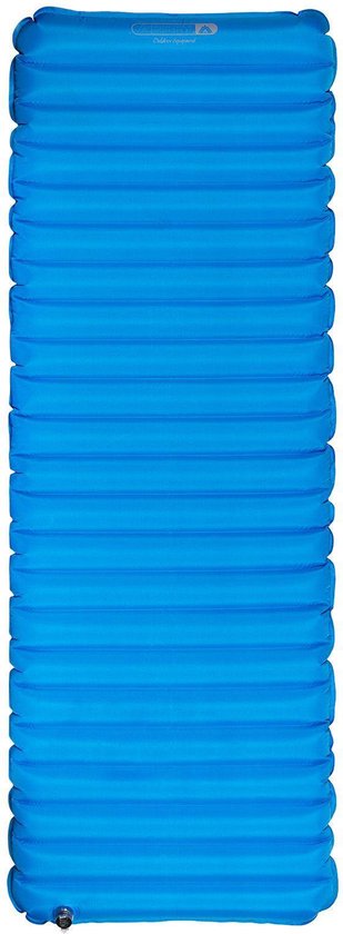 Abbey Camp Luchtbed Polyester Pongee - 1-Persoons - Blauw/Lichtgrijs