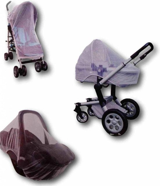 Kinderwagen Klamboe - Baby Buggy / Maxi Cosi Anti Muggen Net - Muskietnet