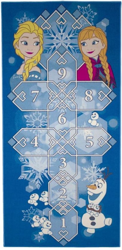 Frozen Elsa - Hinkelspel - Speelkleed - Vloerkleed - Tapijt 95x200 cm