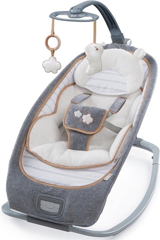 Bright Starts Ingenuity Boutique Rocking Wipstoel - Bella Teddy