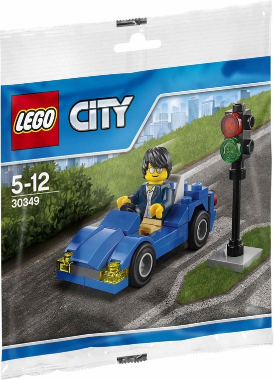 LEGO City 30349 - Sportauto en Stoplicht