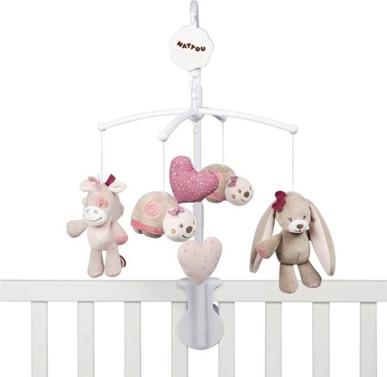 Nattou - Muziekmobiel Mobiel voor baby's - Nina, Jade & Lili