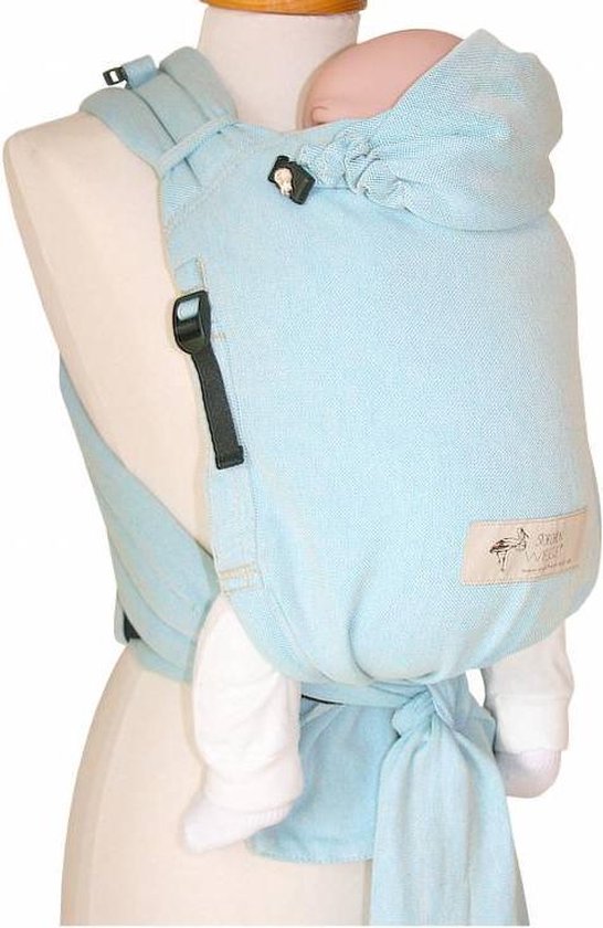 Storchenwiege Carrier Aqua - Carrier - Draagzak - Effen, Blauw