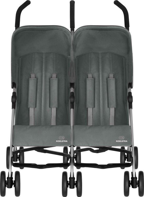 Koelstra Simba Twin T4 - Duo buggy - Grijs