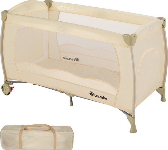 TecTake - kinder reisbed babybed - beige - 402418