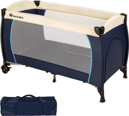 TecTake - kinder reisbed babybed - blauw - 402416