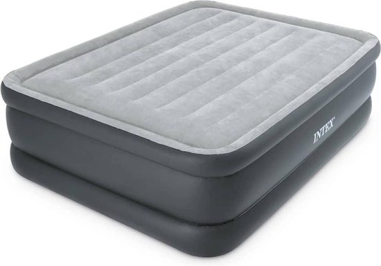 Intex Luchtbed comfort pluche queensize 203x152x51cm 64140