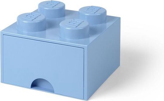 LEGO 4003 Storage Brick Opbergbox - Kunststof - Lichtblauw