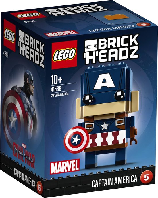 LEGO BrickHeadz Marvel Avengers Captain America - 41589