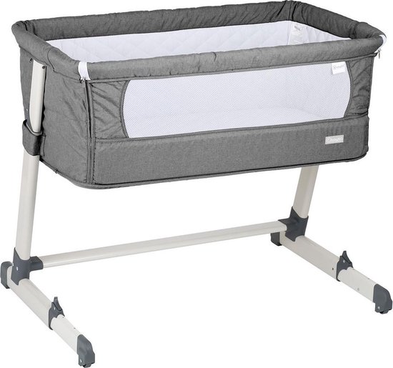 BabyGO Together Co-Sleeper Wieg Grijs