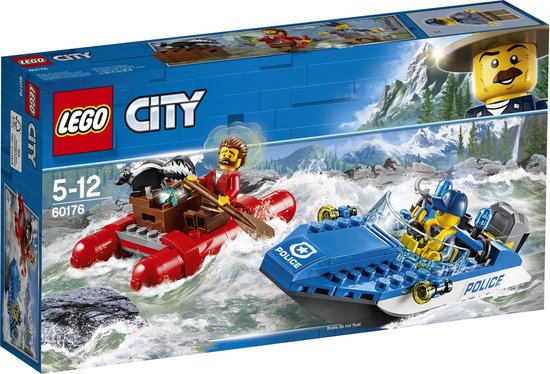 LEGO City Bergpolitie Wilde Rivierontsnapping - 60176