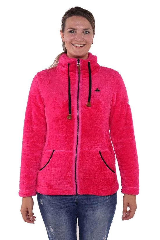 BJØRNSON Coral Fleece Vest Zacht / 4 seizoenen Dames Roze - Maat 48 - ELIN