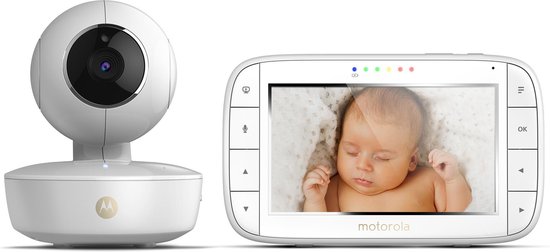 Motorola MBP50 babyfoon - video - 5" scherm - 2-wegcommunicatie