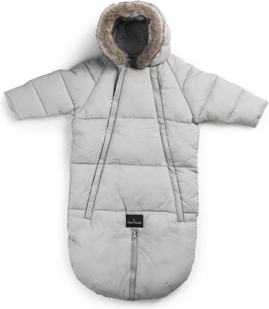 Elodie Details voetenzak voor autostoeltje groep 0 - Marble Grey - 0-6m