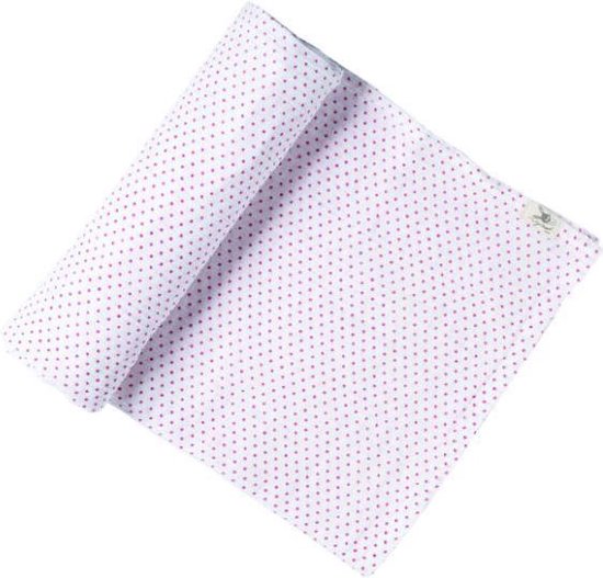 Petit-Pehr-Inbakerdoek-fuchsia-dots