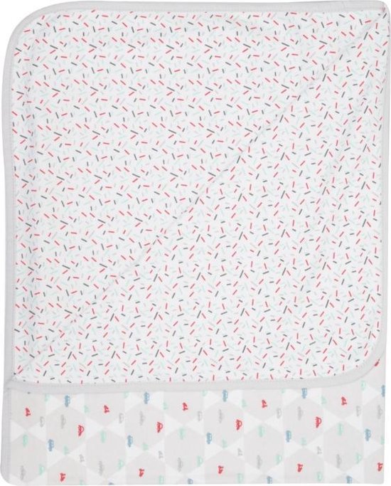 Bébé-Jou Wikkeldeken 100x75 cm grijs 3031108