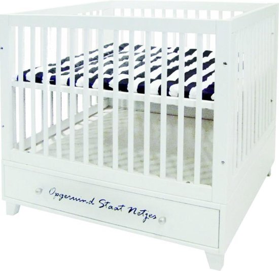 Happy Baby Box Mejor Wit Met Zwarte Letters