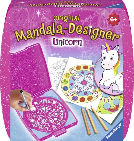Ravensburger Mandala - Designer® Unicorn eenhoorn
